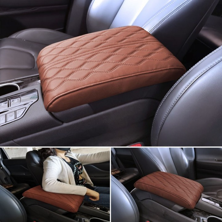 Leather Car Armrest Box Pad (Universal Style)