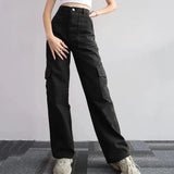 Vintage high-waisted wide-leg pants