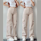 Vintage high-waisted wide-leg pants