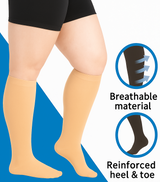 Plus Size Compression Socks for Sports & Fitness
