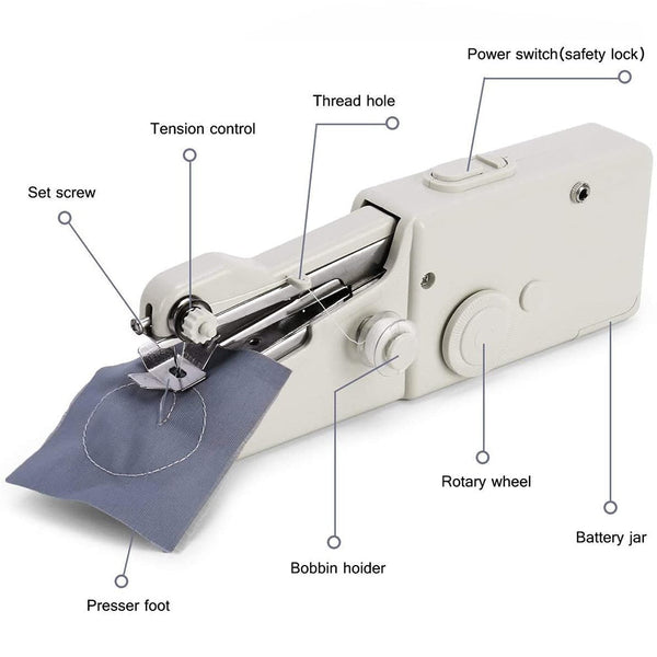 portable handheld sewing machine