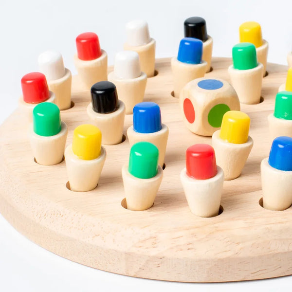 Wooden Match Stick Memory Chess Game