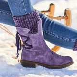 Premium Winter Waterproof Mid-calf Zipper Boots