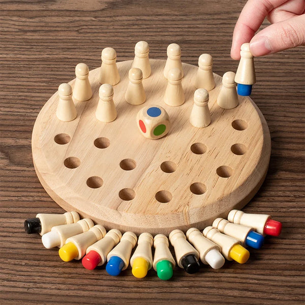Wooden Match Stick Memory Chess Game