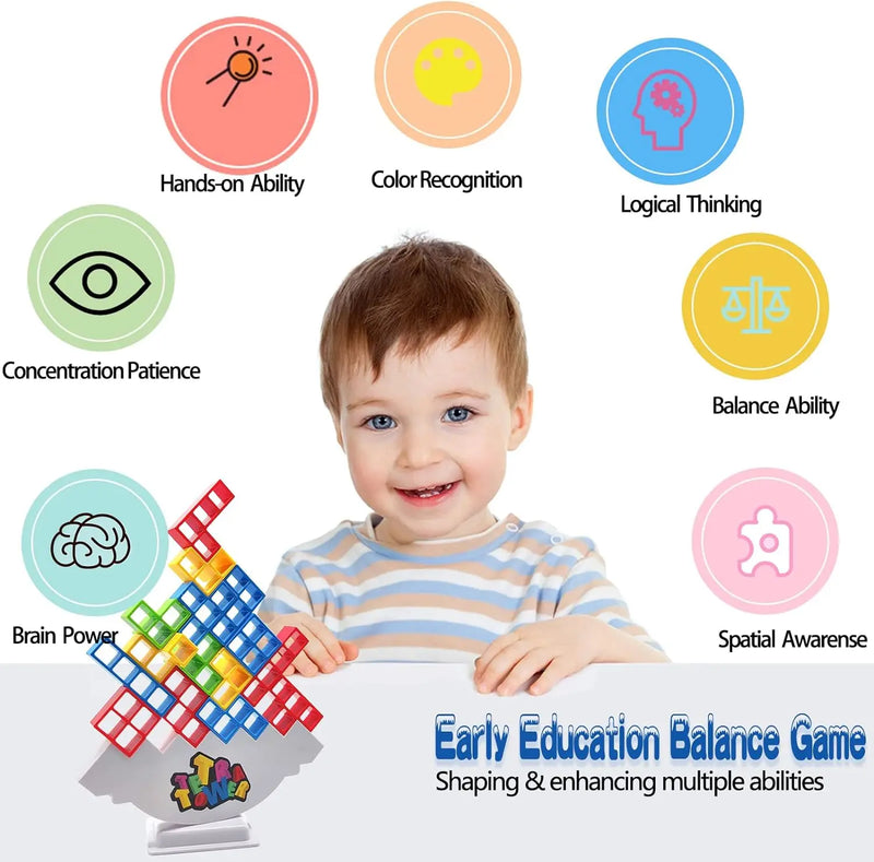 Tower Balancing Game for Kids & Adults