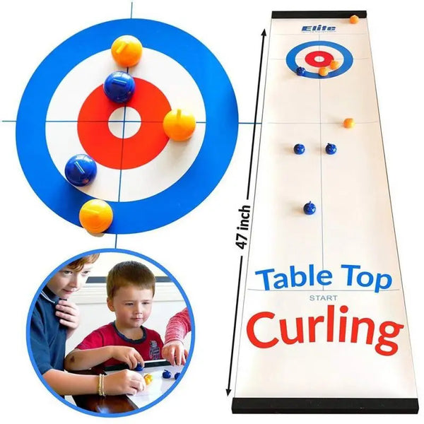 Table Top Curling Game (Family game)