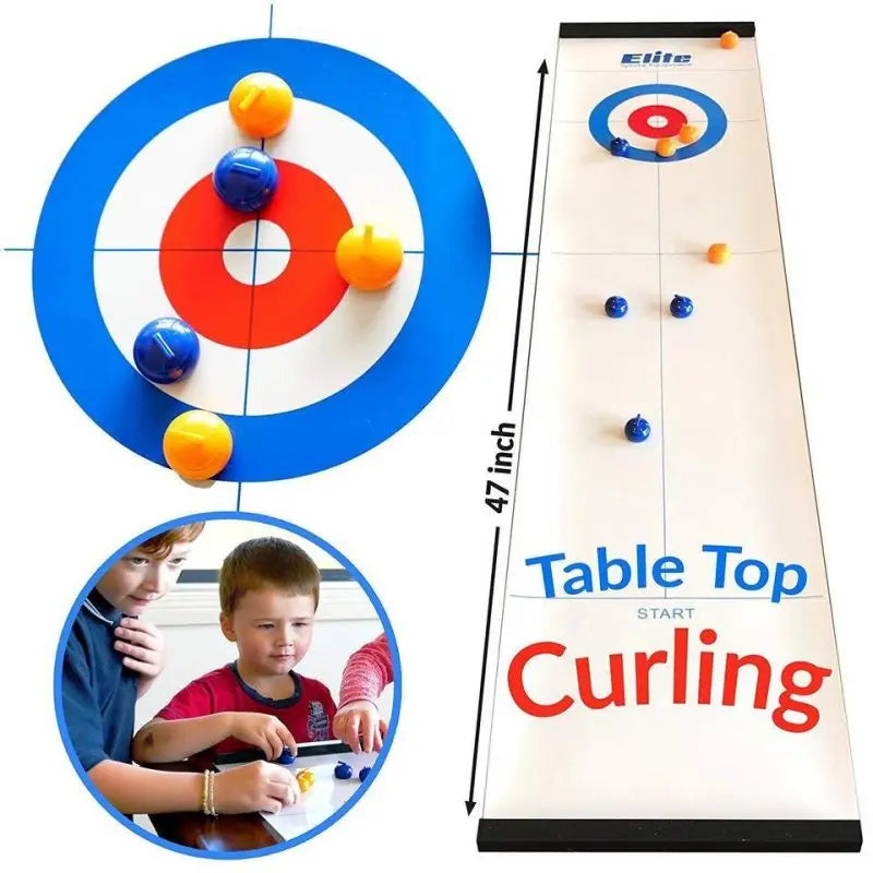 Table Top Curling Game (Family game)
