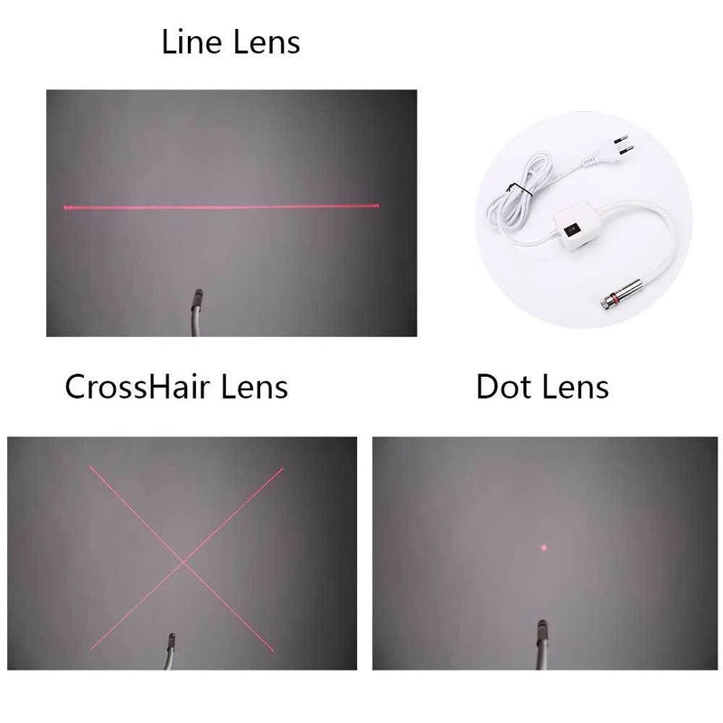 sewing laser system™ - laser light with accurate alignment sticker