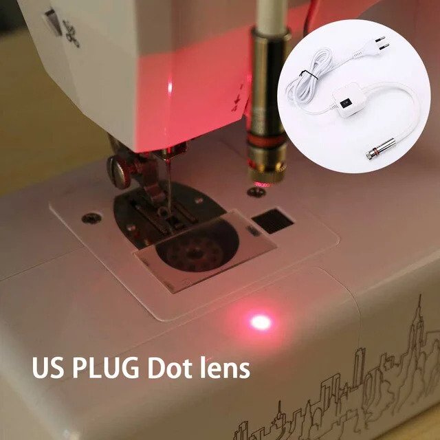 sewing laser system™ - laser light with accurate alignment sticker