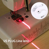 sewing laser system™ - laser light with accurate alignment sticker