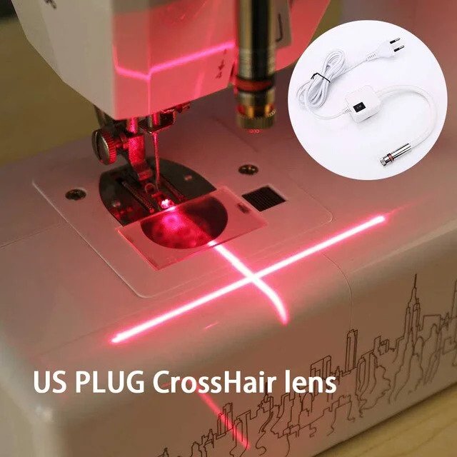 sewing laser system™ - laser light with accurate alignment sticker