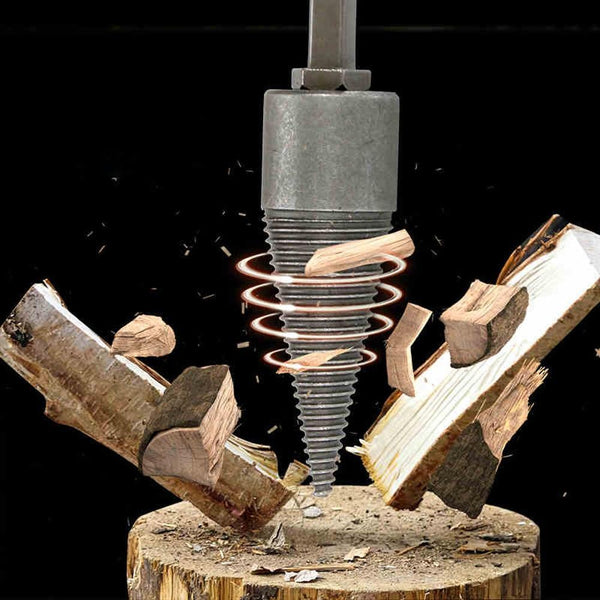 shank firewood drill bit - works with any drill!