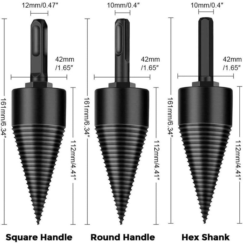 shank firewood drill bit - works with any drill!