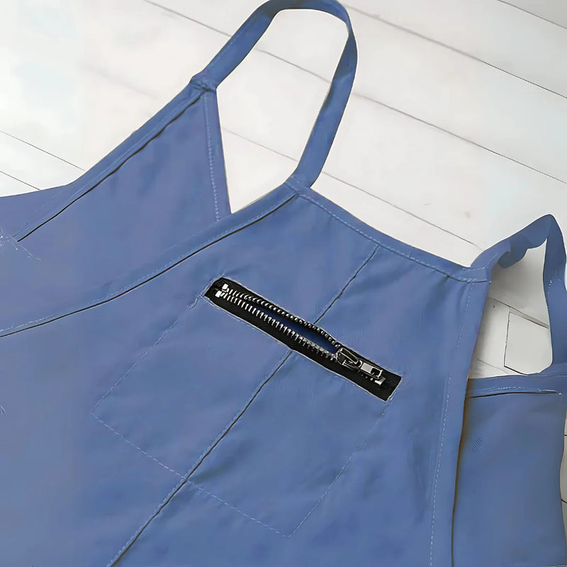 Comfortable Zipper Jumpsuit With Pockets