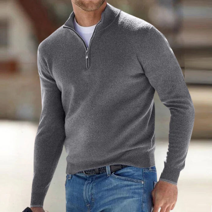 Men’s V-Neck Lightweight Pullover Sweater
