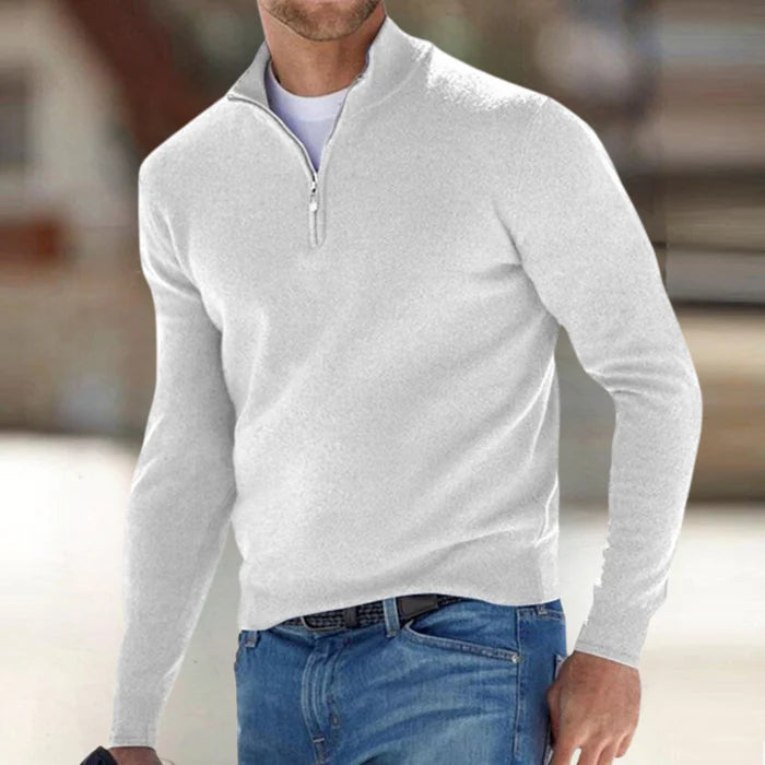Men’s V-Neck Lightweight Pullover Sweater