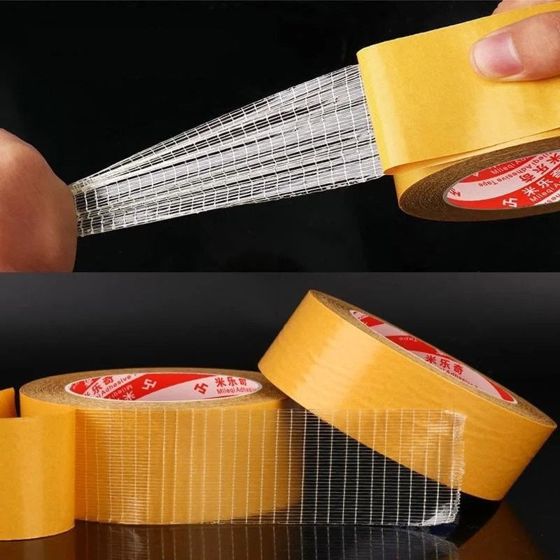 strong adhesive double-sided mesh tape