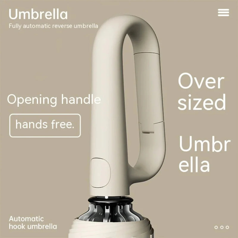 Ring Buckle Umbrella Wind and Rain-Resistant
