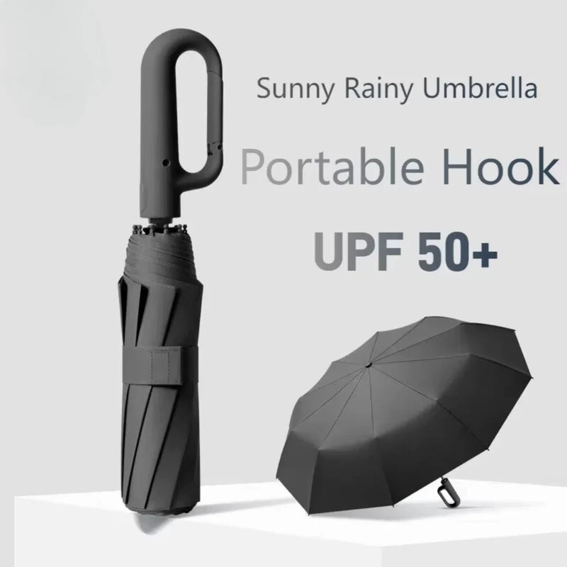 Ring Buckle Umbrella Wind and Rain-Resistant