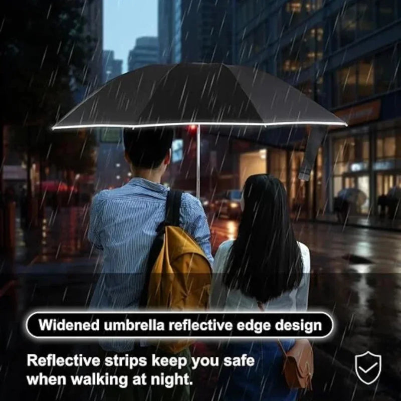 Ring Buckle Umbrella Wind and Rain-Resistant