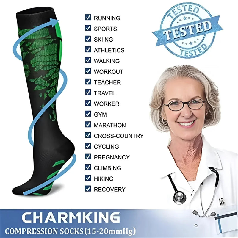Athletic Compression Socks for Sports and Recovery