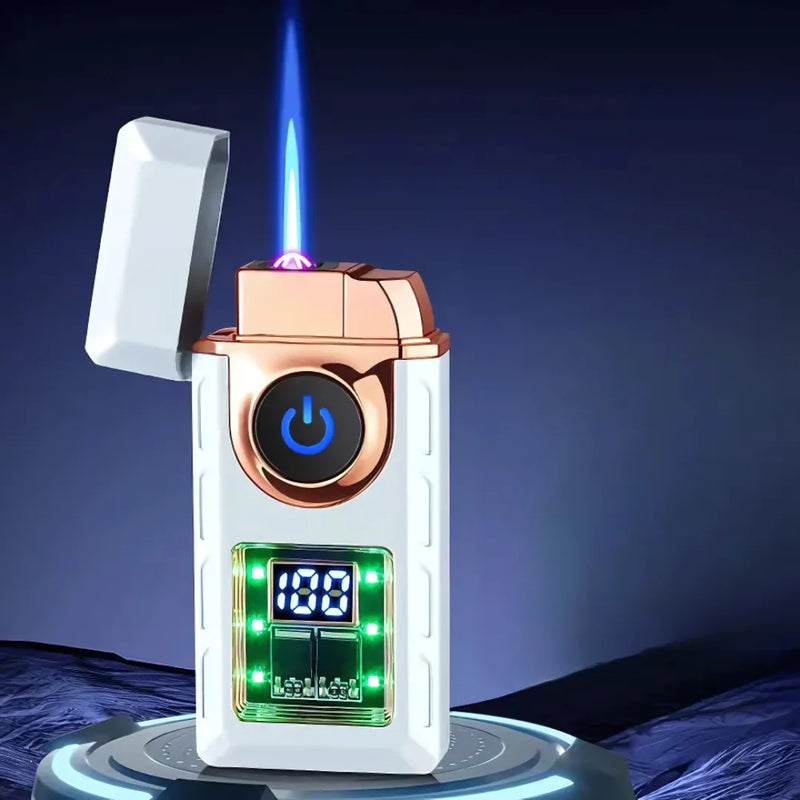 Rechargeable Windproof Dual Flame Torch Lighter