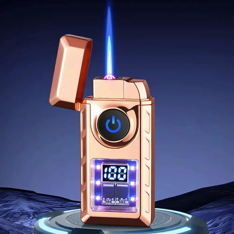 Rechargeable Windproof Dual Flame Torch Lighter