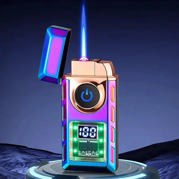 Rechargeable Windproof Dual Flame Torch Lighter