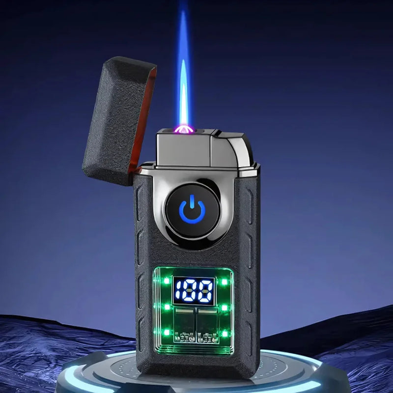 Rechargeable Windproof Dual Flame Torch Lighter