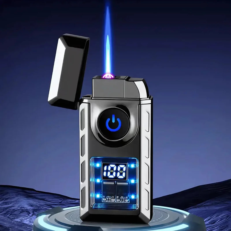 Rechargeable Windproof Dual Flame Torch Lighter