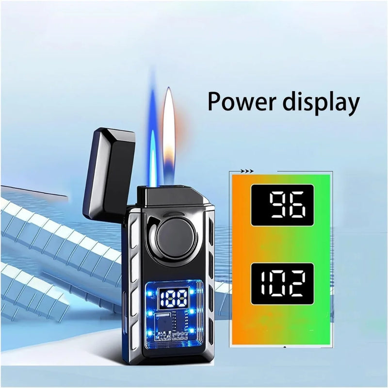 Rechargeable Windproof Dual Flame Torch Lighter