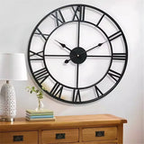 Large 3D Roman Numeral Wall Clock