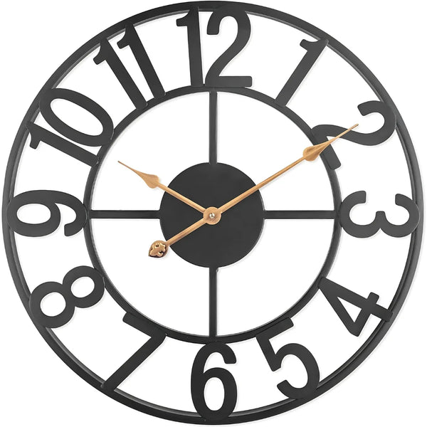 Large Rustic Wall Clock