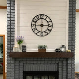 Large Rustic Wall Clock
