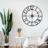 Large Rustic Wall Clock