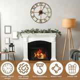 Large Rustic Wall Clock