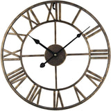 Large 3D Roman Numeral Wall Clock