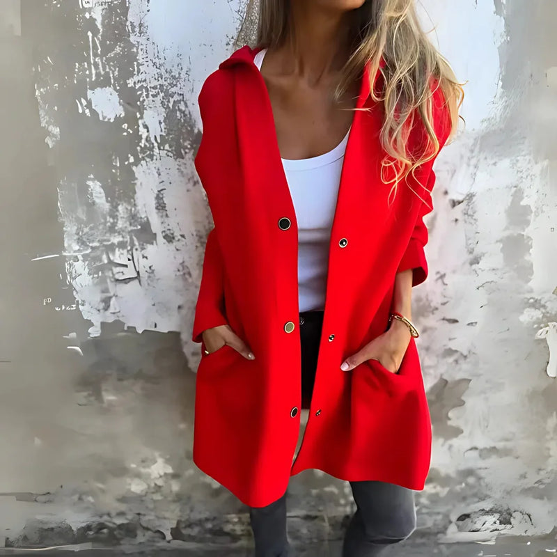 Women's Long-Sleeved Hooded Jacket