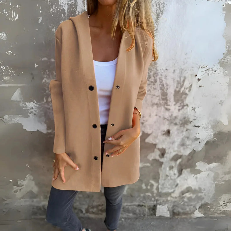 Women's Long-Sleeved Hooded Jacket