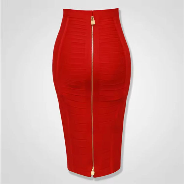 Women's Stylish High-Waist Bandage Skirt