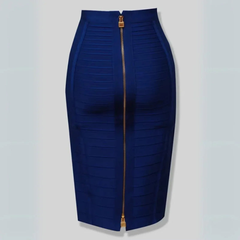 Women's Stylish High-Waist Bandage Skirt