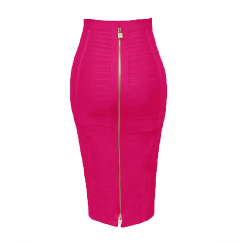 Women's Stylish High-Waist Bandage Skirt