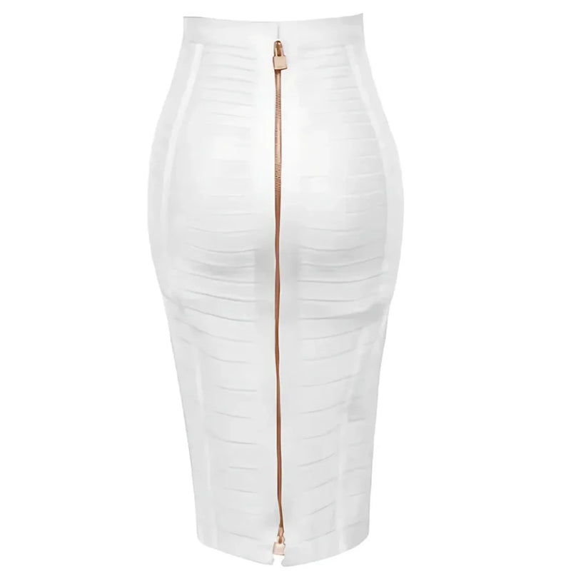 Women's Stylish High-Waist Bandage Skirt