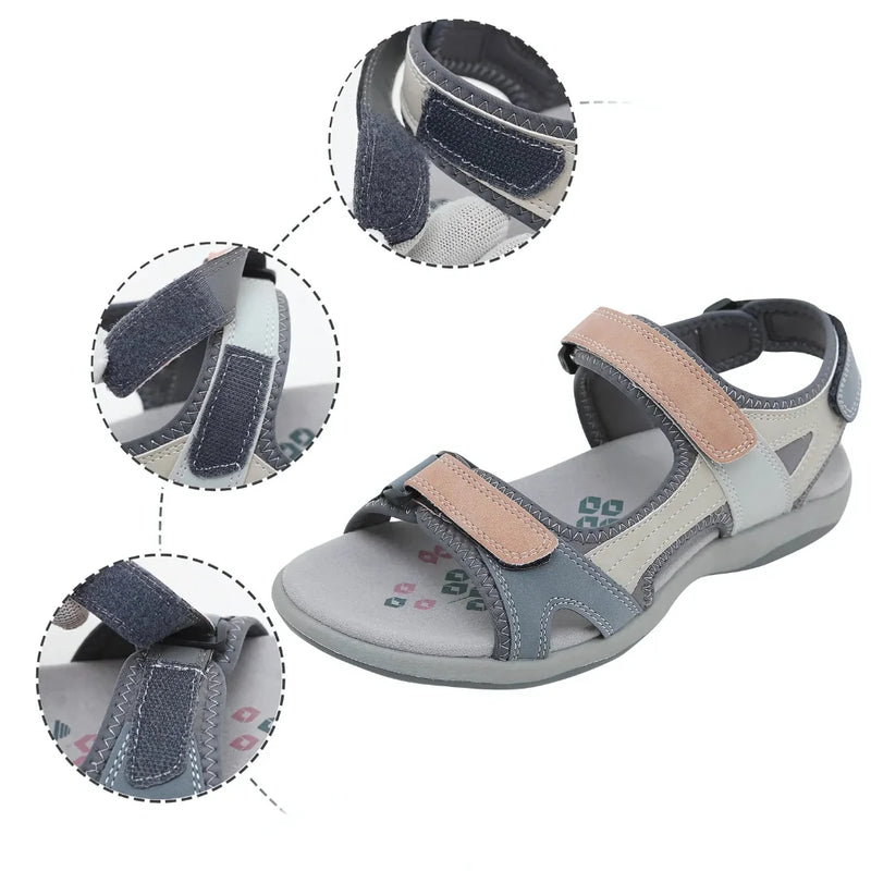Adjustable Hook Loop Sandals