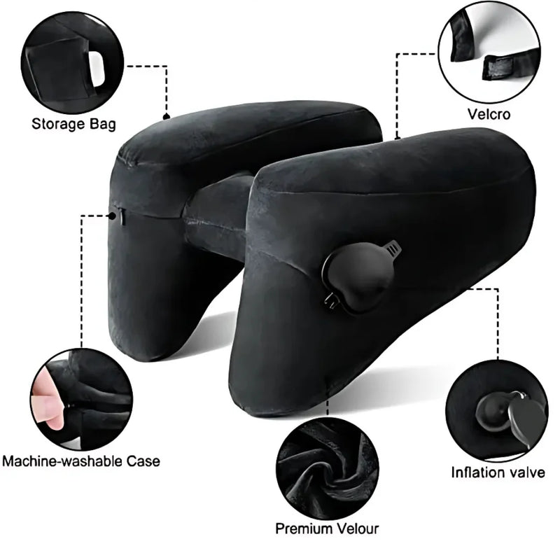 Multifunctional H-Shaped Travel Pillow