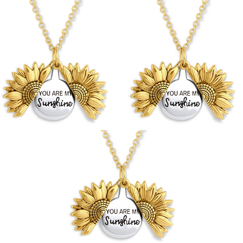 ''You Are My Sunshine'' Necklace (Buy 1 Get 1 Free)