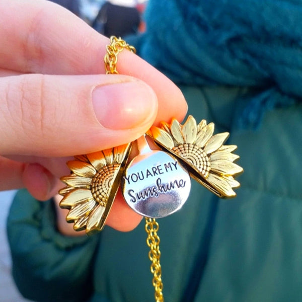 ''You Are My Sunshine'' Necklace (Buy 1 Get 1 Free)