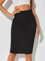 Women's high-waisted bodycon skirt