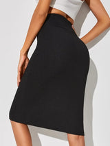 Women's high-waisted bodycon skirt